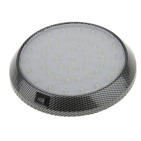 White 46 LED Ceiling Light for 12V DC RV Boat Camper, Car Vehicle Interior Dome