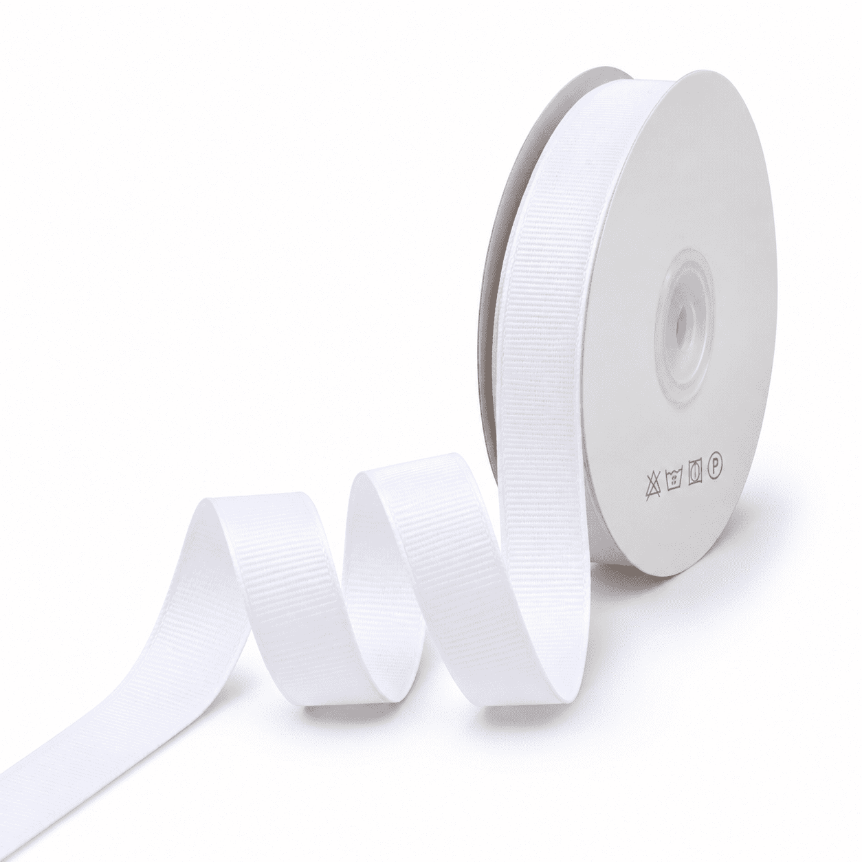 Polyeter Ribbon White 5/8