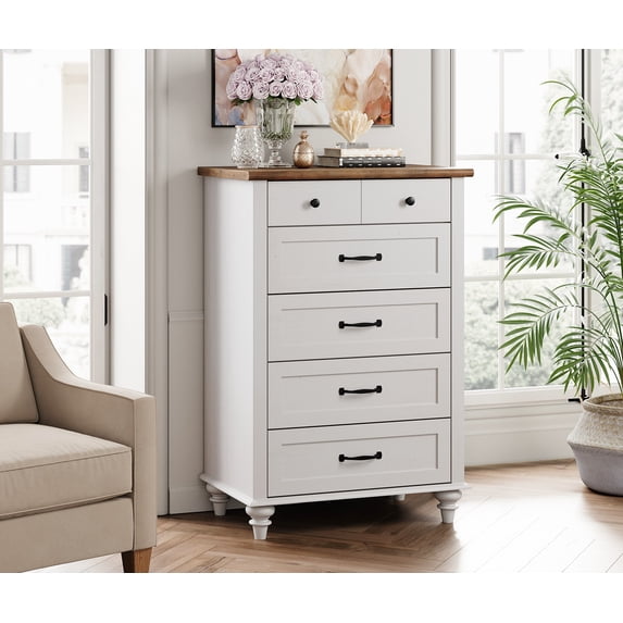 White 5 Drawer Kids Dresser Chests for Bedroom,Small Dresser for Kid Room,Nursery, Hallway