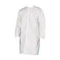 thumbnail image 1 of White 50G Mircoporous lab coat. 4 snaps, elastic wrists, no pocket, Choose Your Size & Pack, 1 of 4