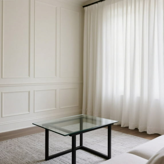 White 52 X 96 Velvet Curtains for Bedroom & Living Room, Thermal Insulated Light Filtering Drapes, Noise Reducing Rod Pocket Window Treatments, 2 Panels