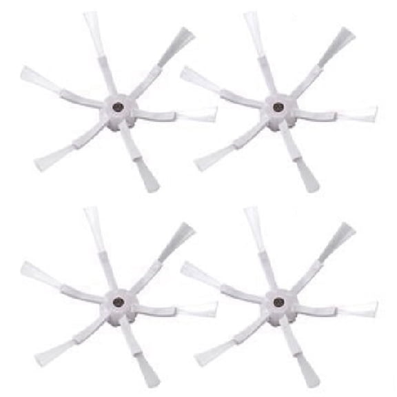 White 6 Arms Side Brush for 1S MI Robot Vacuum 2 S50 S51 S5 Cleaner Parts Accessories