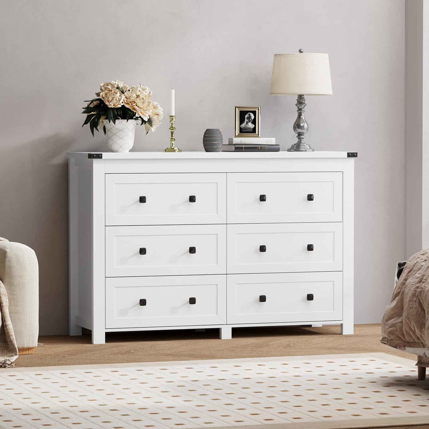 white-6-drawer-dresser-for-bedroom-classic-wooden-dressers-chests-of