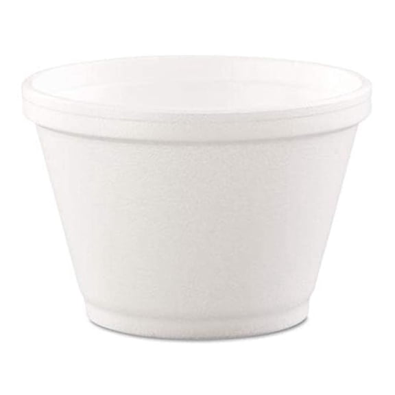 White 6 Oz Foam Containers, 50 per Bag, 20 Bags per Carton by JZWAL