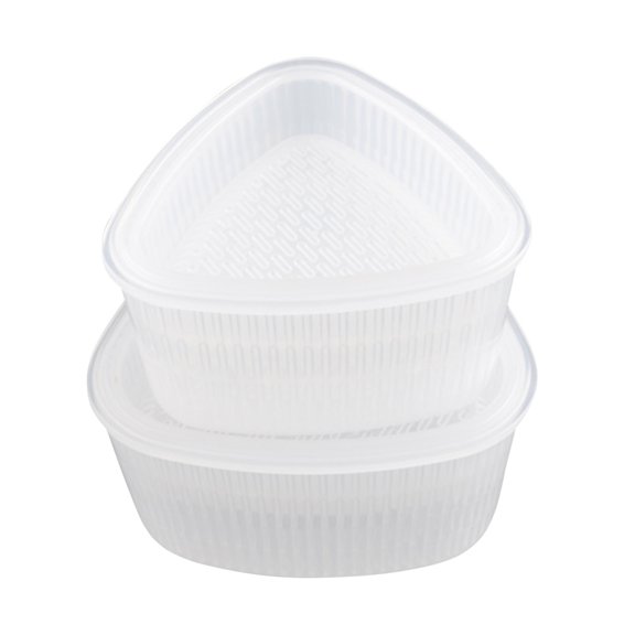 6pcs Silicone Musubi Maker Triangle Molds Rice Onigiri Tools for Sushi Rice Press Stencils White