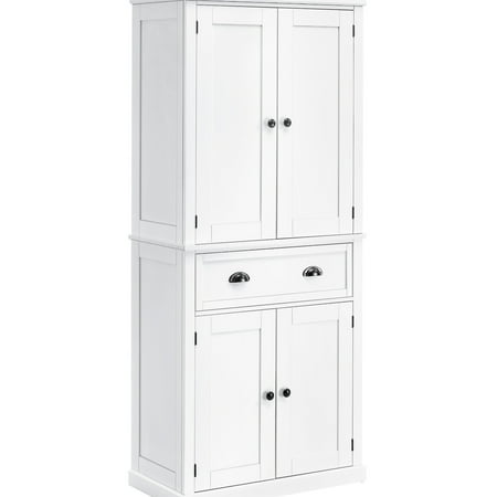 White, 6 - tier - Four - door Organization - Living Room - Keep Items in Order