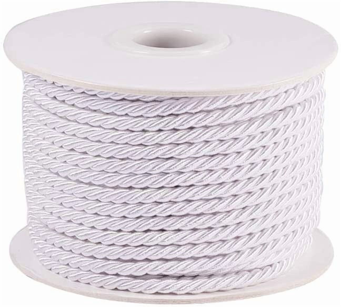 Nyloncraft Rope White 65 Feet Twisted Cord Rope Craft Nylon Rope 3mm 3 Strand ...