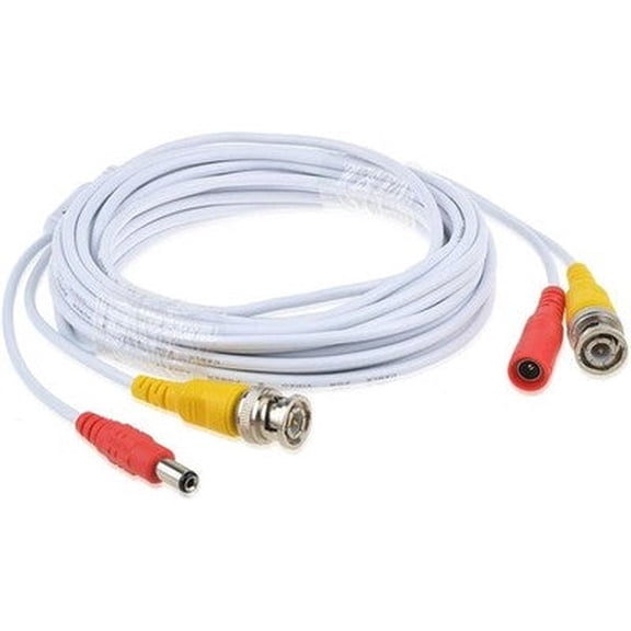 White 65ft BNC Extension Cable Compatible with LBV8721AB 4K 8MP MPX Camera