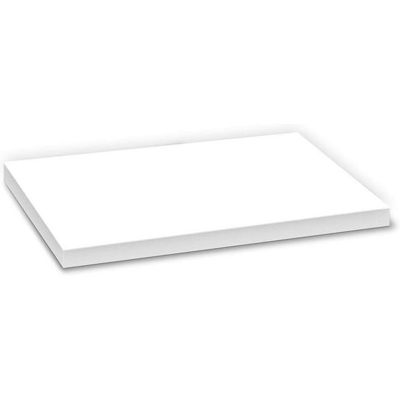 White 67lb Card Stock 5 1/2" x 8 1/2" Sheets (Half Letter Size) - 100 Sheets