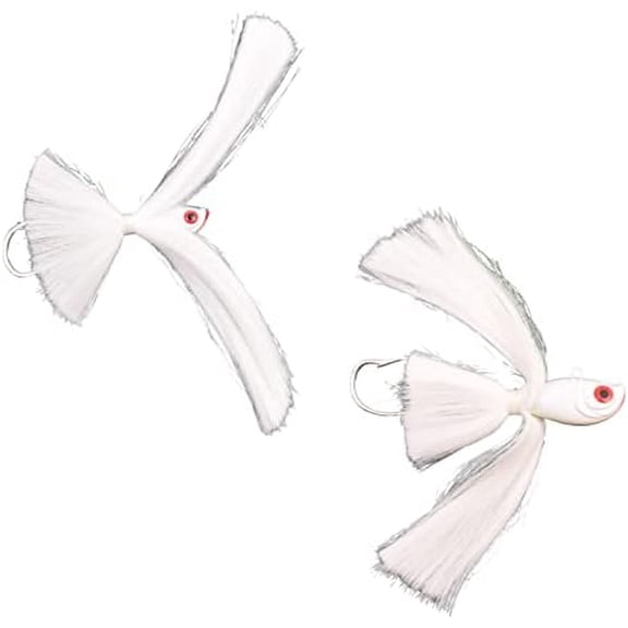 White 6oz & 24oz Bucktail Tandem Parachute Trolling Rig #1050-W$$Sport & Recreation Other