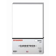 White 8.5 x 14 Pastel Color Cardstock Paper - for Cards and Stationery Printing | Medium to Light Weight Card Stock 67 LB Vellum Bristol | 100 Sheets