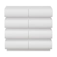 thumbnail image 1 of White 8-Drawer Dresser for Bedroom | Showcase Modern Minimalist Style | Water-Resistant Surface for Dust Cleaning | Anti-Tipover Device for Added Safety, 1 of 3