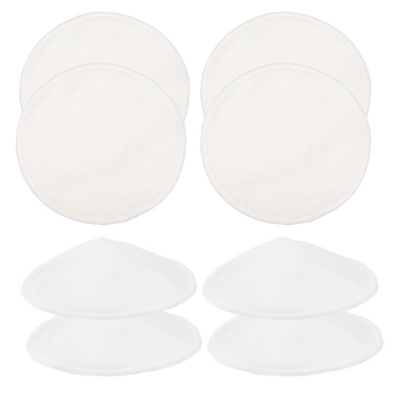 White 8 Pcs Stay Dry Maternity Breast Pads Nursing Anti-spill