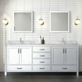 thumbnail image 1 of White 80 In. Double Bath Vanity - 2 Inner Cabinets, 6 Drawers & Open Shelf Soft Close Created With Solid Wood E0 Plywood Fully Assembled Unit Crafted Bathroom, 1 of 7