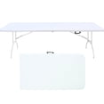 thumbnail image 1 of White 8ft Portable Table, Non - slip Design / Ideal for Displaying Items, 1 of 3