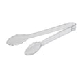 thumbnail image 1 of White 9-Inch Scalloped HD Tongs, 1 of 1