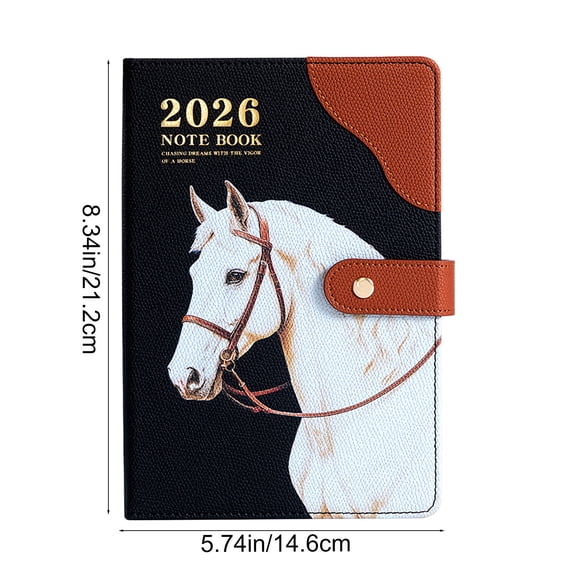 White A5 Size Leather-Look Notebook In Clean White With Buckle Closure And Horizontal Ruled Lines A Fresh Modern Journal For Creative Writing And Planning