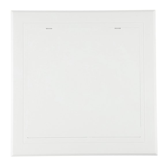 White ABS Hinged Inspection Port for ACCESS Panel for Wall Drywall, Detachable Hatch for Water Gas Meter Valve Check, Rounded Design for Plasterboard(200x200mm)