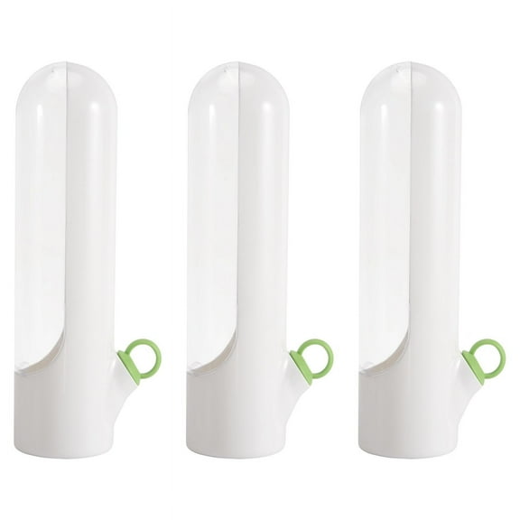 White ABS Waterproof Herb Food Storage Jar (3 Count)