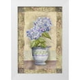 thumbnail image 1 of White, Abby 11x14 White Modern Wood Framed Museum Art Print Titled - Spring Hydrangea, 1 of 4