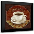 thumbnail image 1 of White, Abby 15x15 Black Modern Framed Museum Art Print Titled - Coffee Illustration IV, 1 of 5