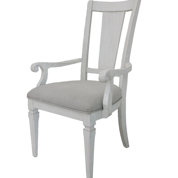 White Accent - 220lbs Seat Capacity - Dining Room Use - Durable Material Blend