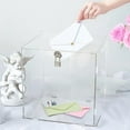 thumbnail image 1 of White Acrylic Card Box with Slot & Lock, DIY Large Wedding Card Boxes for Reception, Elegant Money Envelop Card Box for Party Wedding Birthday Baby Shower Graduation Table Decor, 1 of 10
