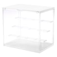 thumbnail image 1 of White Acrylic Display Case, 13x9x12inch Dustproof Storage for Collectibles Action Figures, 1 of 5