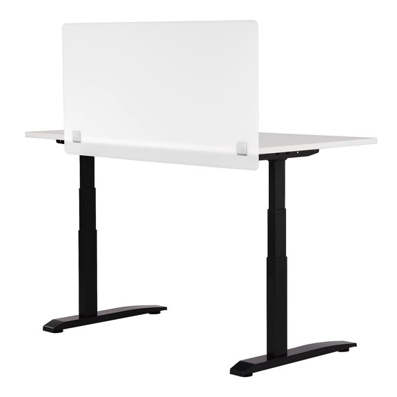 Safco 7516WH 47.5 in. x 2.5 in. x 23.5 in. Wellness Panel - Acrylic/White