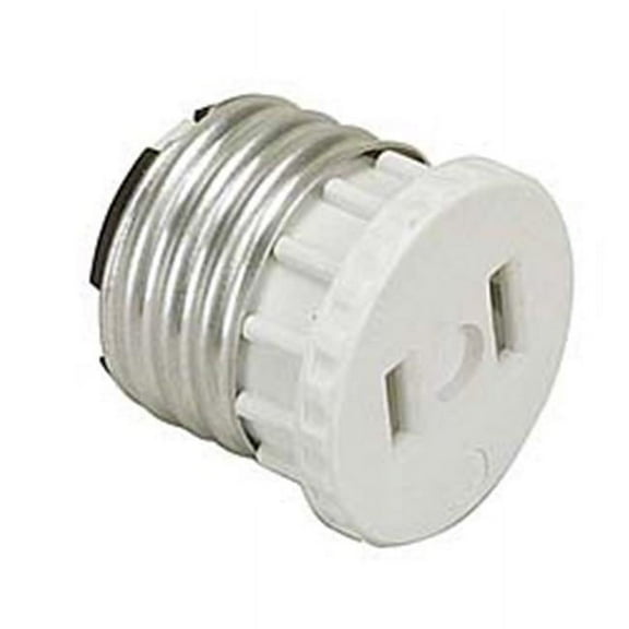 White Adapter Socket To Outlet
