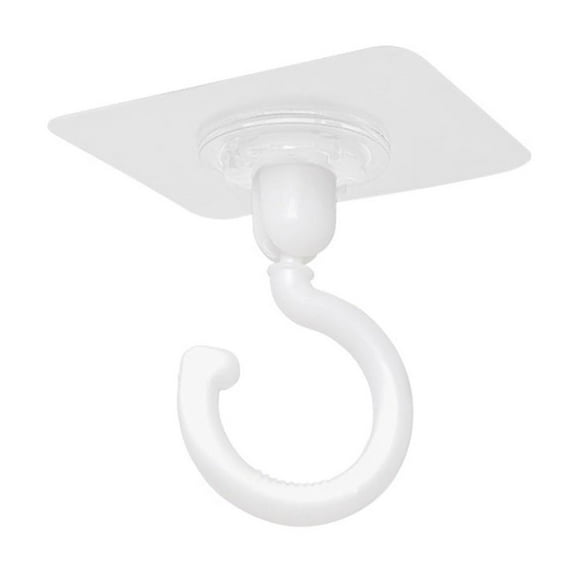 White Adhesive Ceiling Hooks Clear Sticky Hooks for Walls Ceiling and Outdoor Hanging Gifts for Women