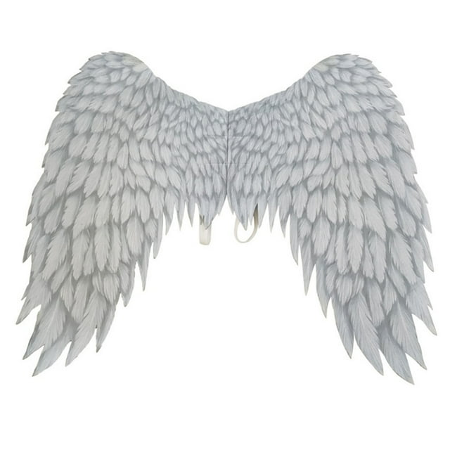 White Adult Angel Wing 38 By 29 8 White Feather Wing Costume