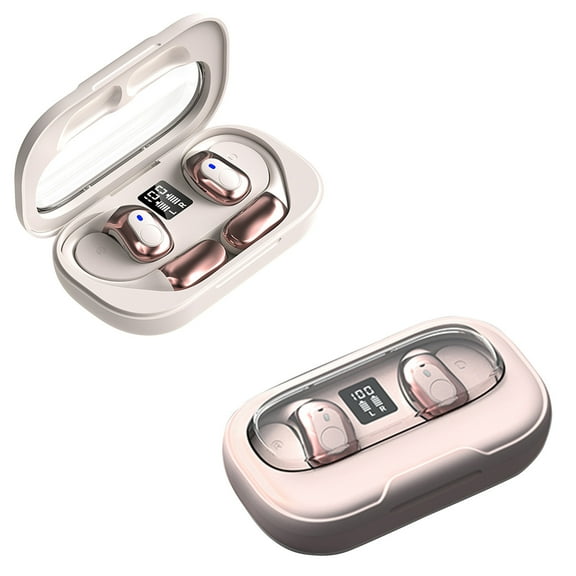 White Ai Smart Translation Bluetooth Earbuds Anc Noise Cancellation For Business