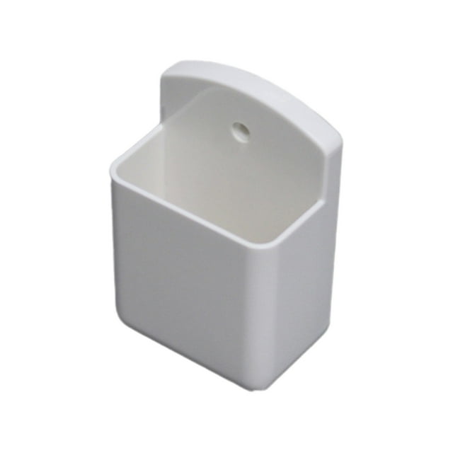 White Air Conditioner Remote Control Holder Wall Mounted Box Storage