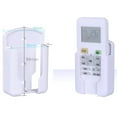 White Air Conditioner Remote Control Holder Wall Mounted Box Storage