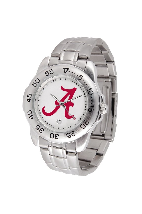 White Alabama Crimson Tide Sport Steel Watch