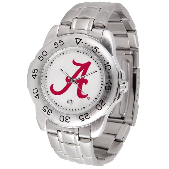 White Alabama Crimson Tide Sport Steel Watch