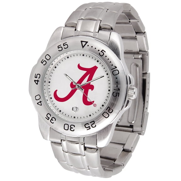 White Alabama Crimson Tide Sport Steel Watch