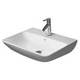 thumbnail image 1 of White Alpin Starck Drop-In Porcelain Bathroom Sink, 1 of 2
