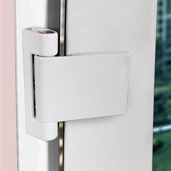 White Aluminum Alloy Casement Door Hinge Left Right Suitable for Plastic Steel