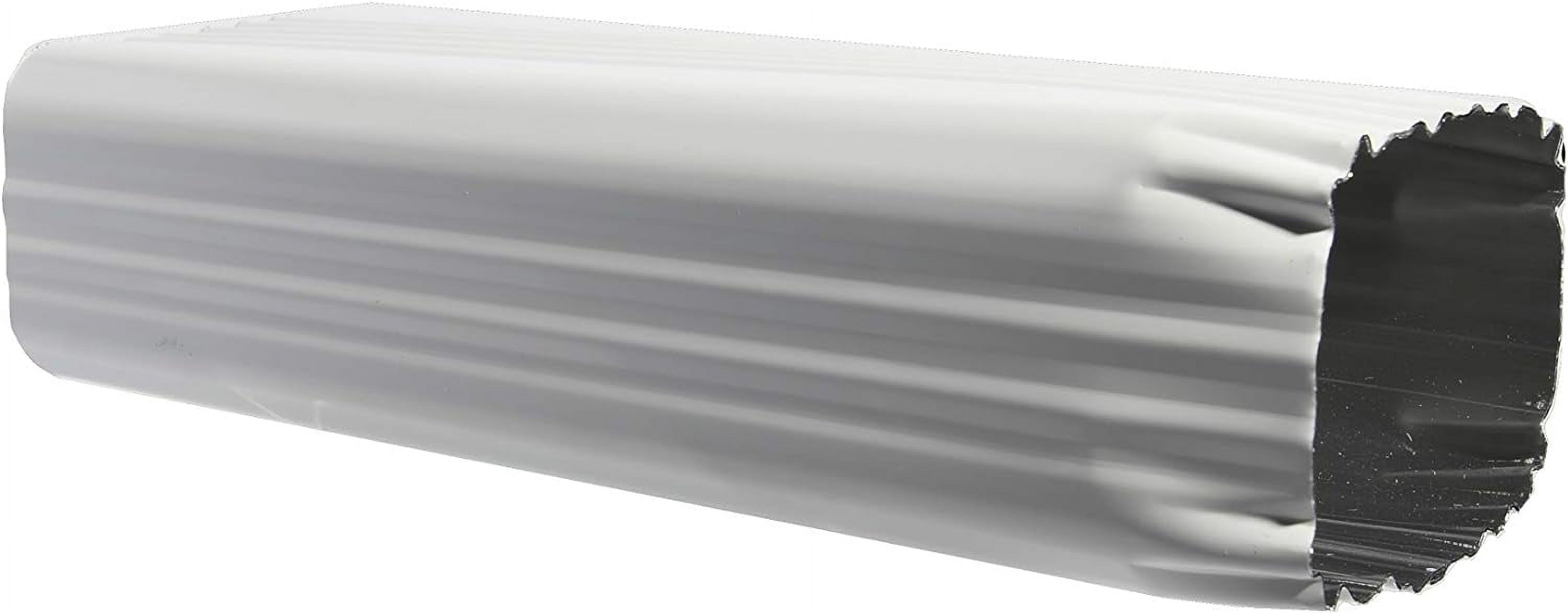 White Aluminum Downspout Extensions (Multiple Sizes) With 3 Free