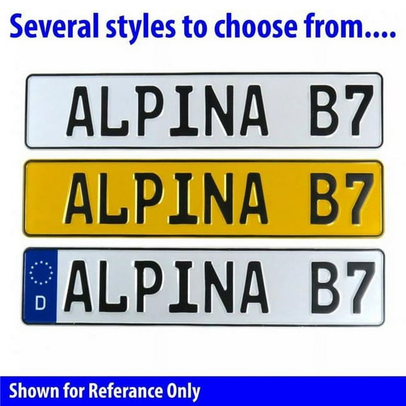 White Aluminum Street Sign Mancave Euro Plate Name Door Sign Wall Art - NOTYOUR70