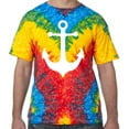 thumbnail image 1 of White Anchor Tie Dye Tee Shirt - Woodstock, XL, 1 of 1