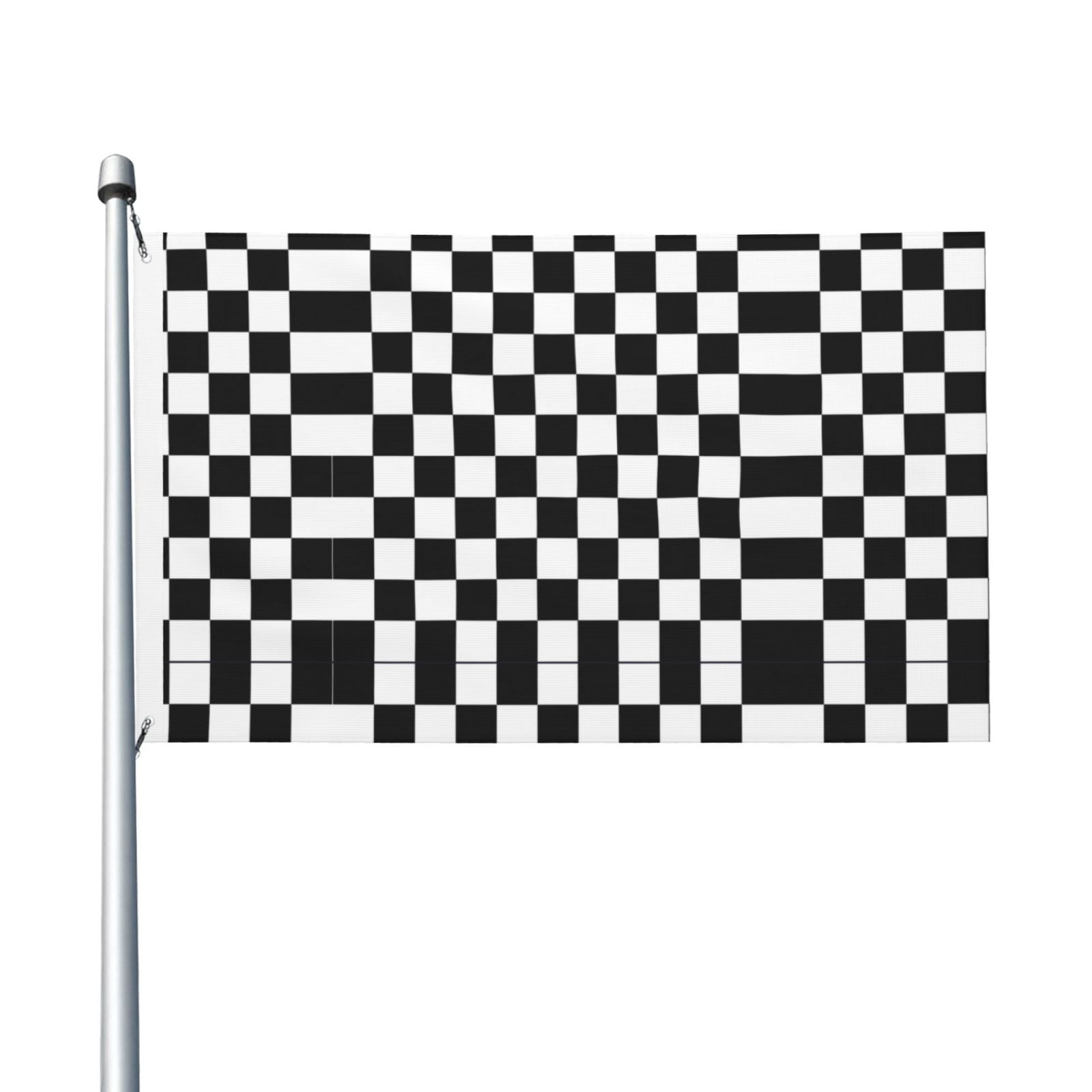 Checkerboard Flag Flag 3x5ft Double-Sided Printing Indoor/Outdoor ...