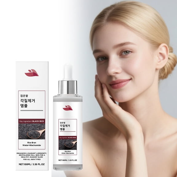 White And Black Rice Ampoule Soft Exfoliating 100ml