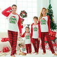 thumbnail image 1 of White And Red Buffalo Plaid Christmas Pajamas Cousin Crew , Two-pieces, Size NB-Men 6XL, 1 of 7