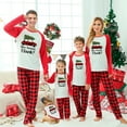 thumbnail image 1 of White And Red Christmas Truck Matching Pajamas, Christmas Vacation Family Pajamas, Two-pieces, Size NB-Men 6XL, 1 of 7