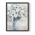 thumbnail image 1 of White Anemone Bouquet Framed Print in Black Solid Wood 22 x 28 Framed Print, 1 of 6