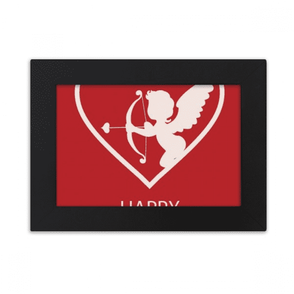 White Angel Arrow Valentine's Day Desktop Photo Frame Ornaments Picture Art Painting