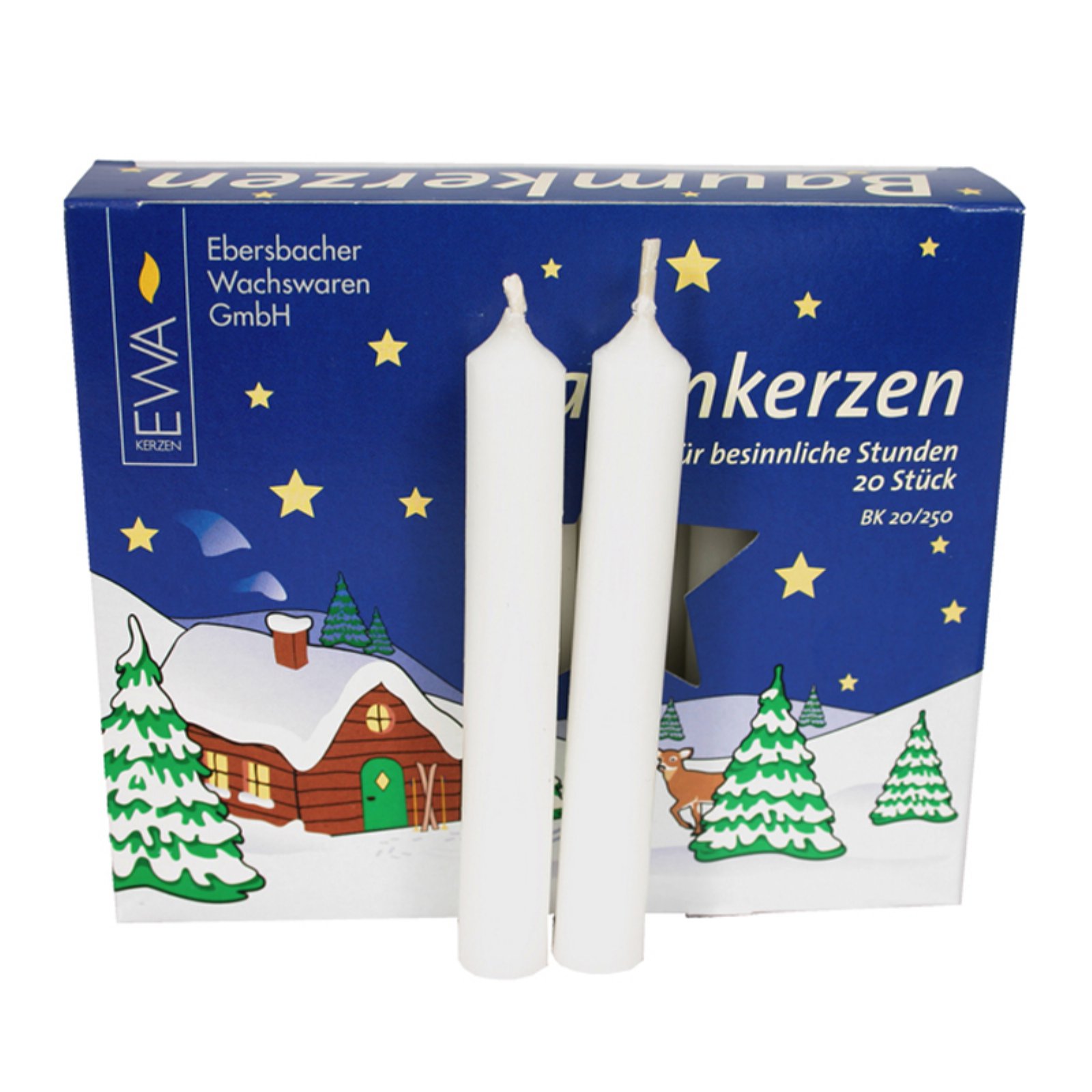 White Angel Chime Candle 20 ct.